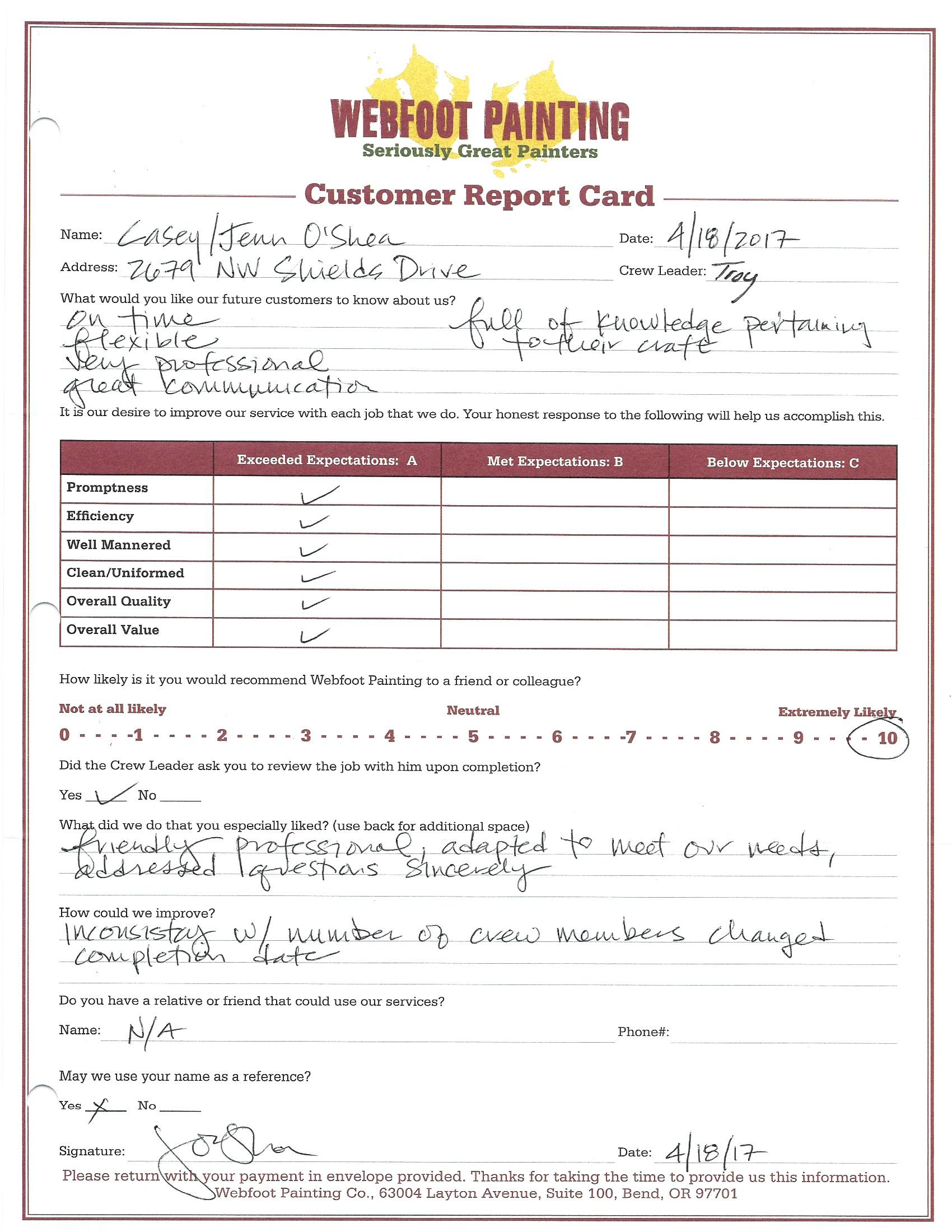 Bend Interior painting